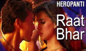 aa raat bhar lyrics in Hindi