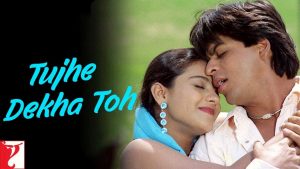 tujhe dekha to lyrics in Hindi ddlj