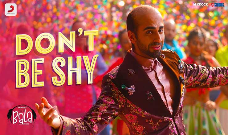 don't be shy lyrics in Hindi Bala