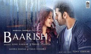 Baarish Lyrics in Hindi