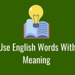 Daily Use English Words With Hindi Meaning