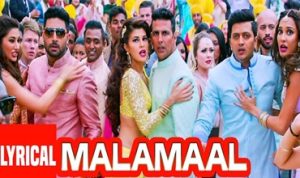 Malamaal lyrics in Hindi
